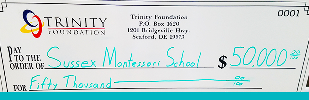 Trinity Foundation Donates $50K to New Sussex Montessori School